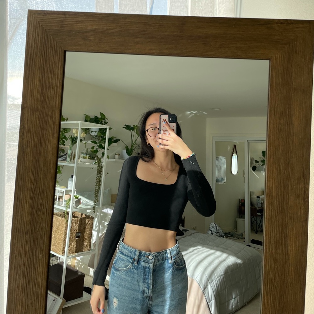 ZARA black long sleeve